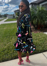 Load image into Gallery viewer, “Abstract” Geo Print Dress