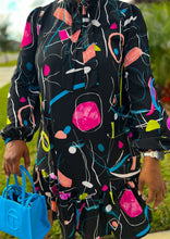 Load image into Gallery viewer, “Abstract” Geo Print Dress