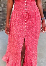 Load image into Gallery viewer, “Maria” Floral Red Sundress