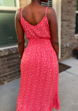 Load image into Gallery viewer, “Maria” Floral Red Sundress