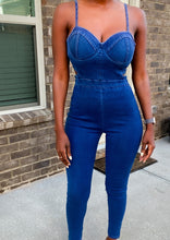 Load image into Gallery viewer, “Plain Jane” Denim Jumpsuit