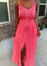 Load image into Gallery viewer, “Maria” Floral Red Sundress