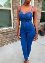 Load image into Gallery viewer, “Plain Jane” Denim Jumpsuit