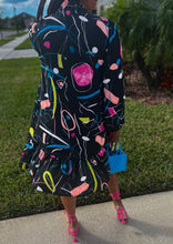 Load image into Gallery viewer, “Abstract” Geo Print Dress