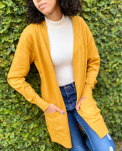 Load image into Gallery viewer, &quot;Keep It Cute&quot; Mustard Cardigan