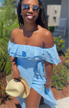 Load image into Gallery viewer, “Summertime Fine” Blue Midi Dress