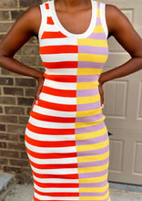 Load image into Gallery viewer, “Kayla” Striped Maxi Dress
