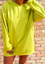 Load image into Gallery viewer, oversize green hoodie