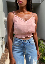 Load image into Gallery viewer, &quot;Rose&quot; Satin Crop