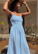 Load image into Gallery viewer, “Baby” blue sundress