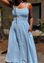 Load image into Gallery viewer, “Baby” blue sundress