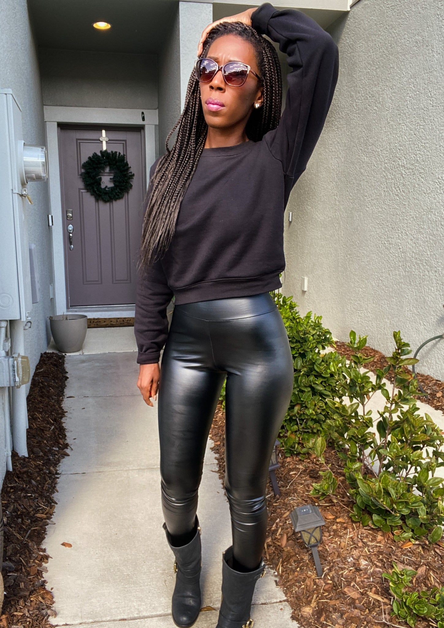 Faux leggings leather Clearance