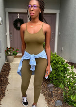 Load image into Gallery viewer, &quot;Say Less&quot; Olive Jumpsuit +